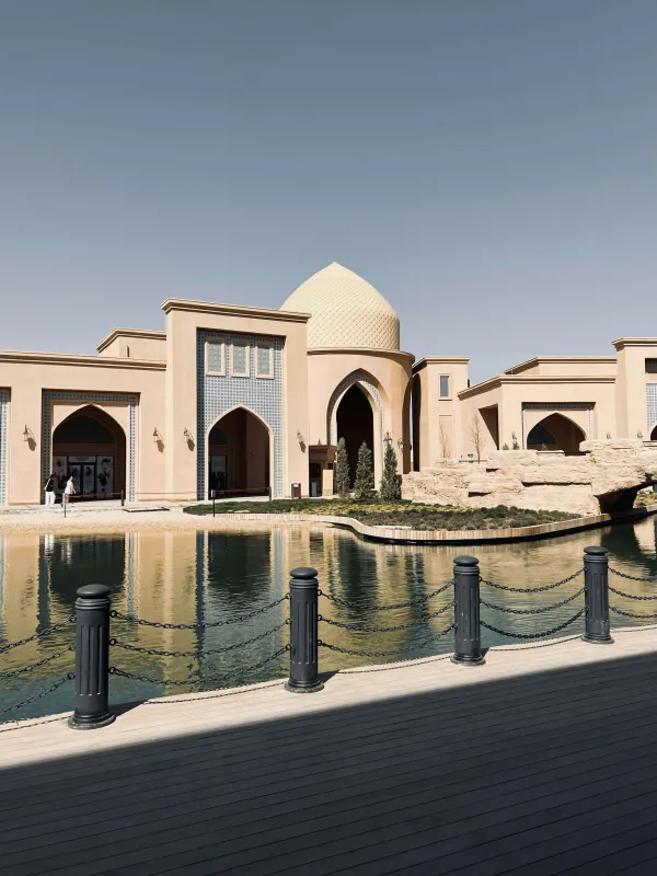 Royal villa with car and garden slide-4